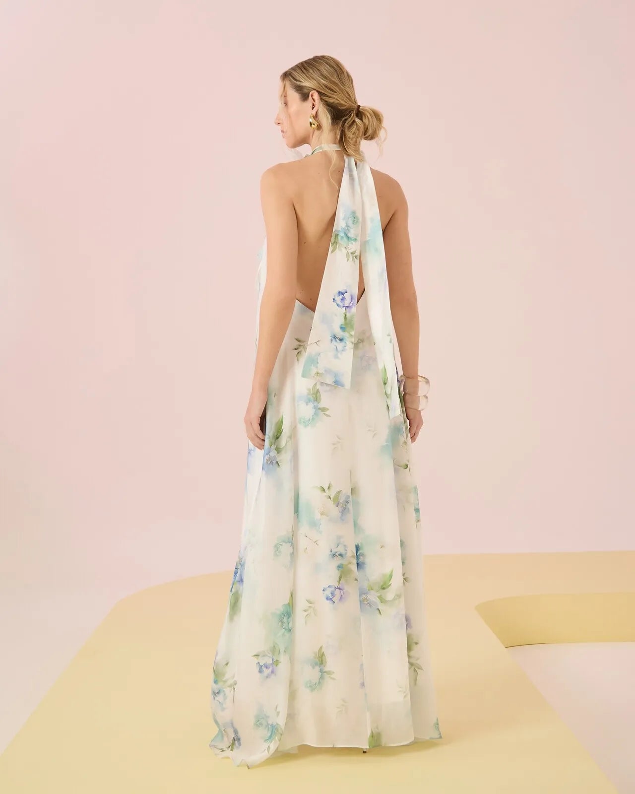 ANF FLORAL LONG DRESS